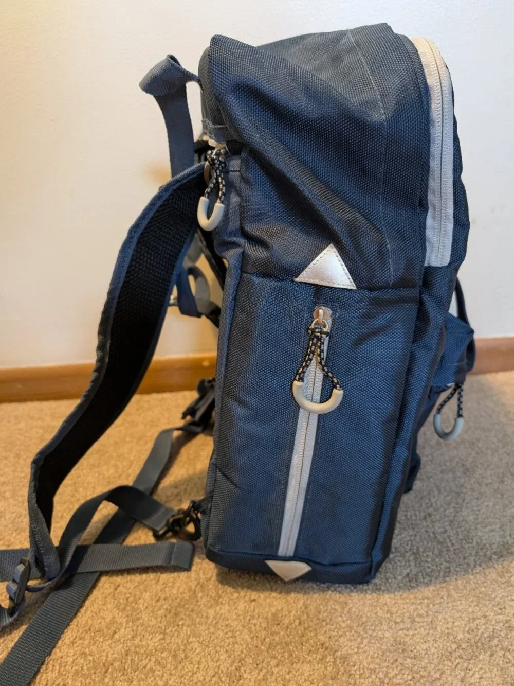 Columbia diaper bag backpack blue gray